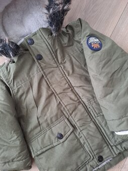 Zimná chlapčenská bunda veľ.80 - 2