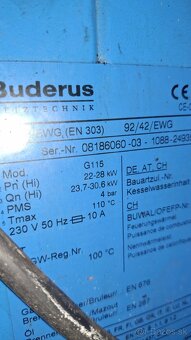 Kotol na olej  Buderus    Rozvoz cela SR po dohode - 2