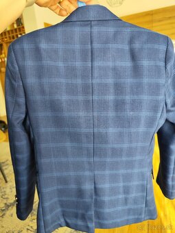 Chlapčenský oblek 116 modrý - 2