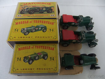 MATCHBOX Yesteryear Y5-BENTLEY 1929 varianty - - 2