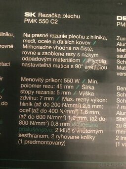 Rezačky plechu Parkside - 2