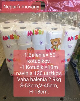 Toaletny papier-Wc Papier 50roliek - 2