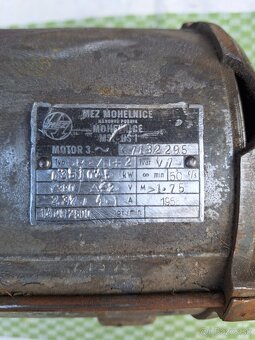 Prírubový elektromotor. - 2