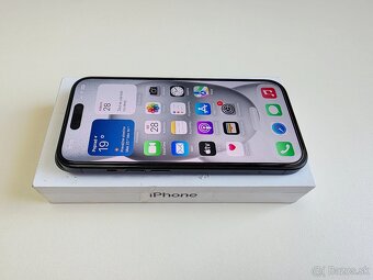APPLE IPHONE 15 128GB BLACK,ZDRAVIE BATERKY 100% - 2