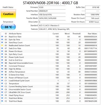 HDD Segate 4TB Ironwolf NAS (3,5" SATA) - relokované sektor - 2