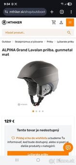 ✅ Nová Alpina prilba - 2