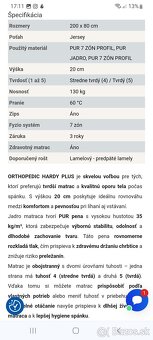 predám matrace 80x200 - 2