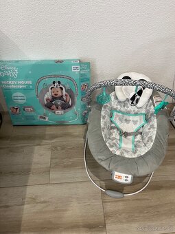 BRIGHT STARTS Lehátko vibrujúce s melódiou Mickey Mouse Clou - 2