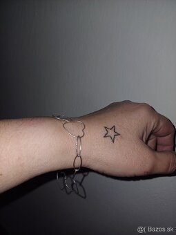 Strieborný náramok-20cm-NOVÝ - 2