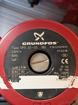 GRUNDFOS UPS 32-55 180 OBEHOVE ČERPAFLO - 2