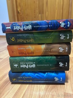 Harry potter prvé vydanie 1,4,5,6,7 - 2