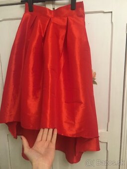 Cervená elegantná sukňa - 2