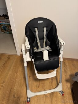 Jedálenská stolička Peg-Perego čierna - 2