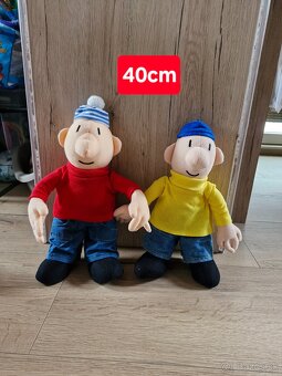 PAT a MAT a Teletubbies plysove postavicky - 2