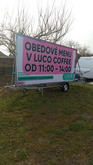 Reklamný vozík, reklamný billboard - 2