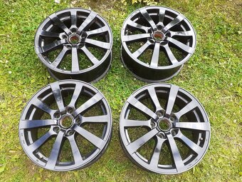 Predám hlinikové disky 17", 7J, 5x120 zmačka PLATIN - 2