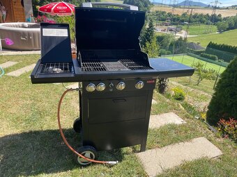 Plynový gril Barbecook – 4-horákový + bočný varič - 2