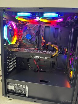 🖥️Predám herný PC – i5 7500 + GTX 1070 + 16 GB RAM DDR4 - 2