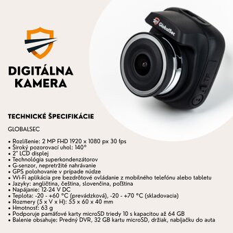 Palubná kamera a tablet len za 99€ - 2