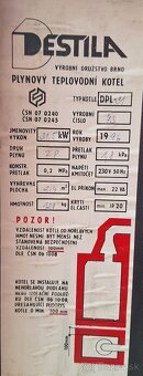 Plynovy kotol Destila - 2