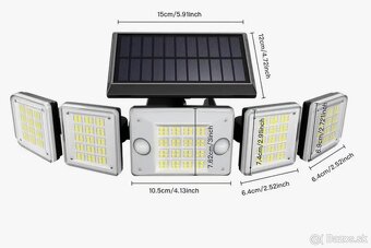 Solárne LED svetlo na senzór a D.O - 2
