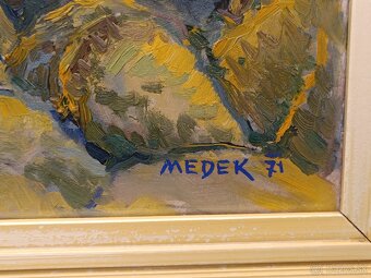 Obraz Jan Medek, Dalmácie olej na desce 43x57 - 2