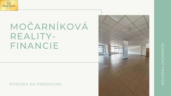 Komerčné priestory na prenájom 200m2 Dvory Púchov. - 2