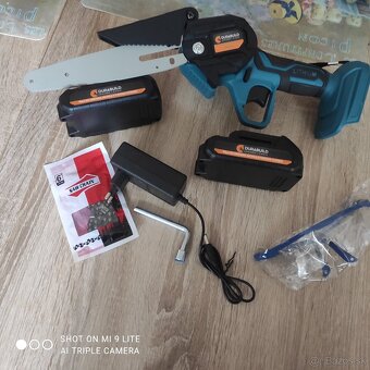 Predám AKU elektrickú reťazovú pílu 15 cm - 2