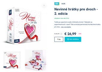 Hra pre dospelých - Nevinné hrátky pre dvoch - 2. edícia - 2