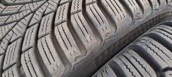 Predám 4ks jazdené zimné 205/55r16-91T Continental 2+2modely - 2