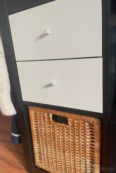 komoda kallax ikea čierna - 2