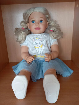 Bábika Sally 63 cm - minimálne hraný stav, bez vád - 2