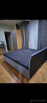 Sedacia suprava a taburet,sedaci gauč, manželská posteľ atd - 2