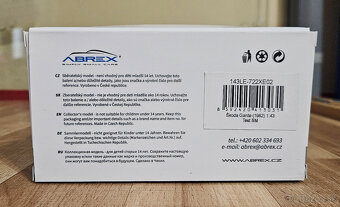 Abrex 1:43 ŠKODA Garde(1982) Test Světa Motorů_Limited - 2