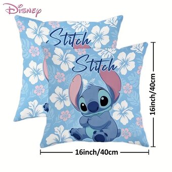 2 x OBLIEČKA NA VANKÚŠ STITCH…NOVE - 2