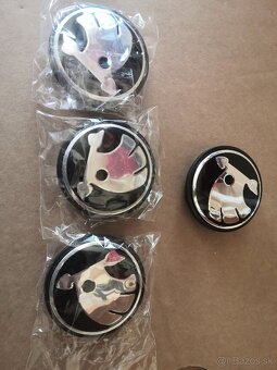 Stredové krytky kolies Škoda 65 mm - 2