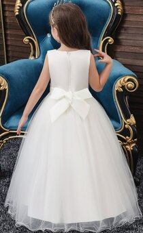 Detské šaty svadba prijímanie družička rôzne veľkosti - 2