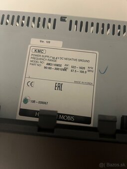 Originálne autorádio KIA Sportage 2014 – Bluetooth, CD, MP3 - 2