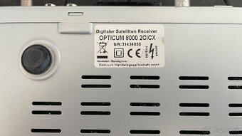 Predam digitalny satelitny prijmac Opticum 8000 2CICX - 2