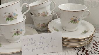 porcelánové šálky sad 4+4 - 2