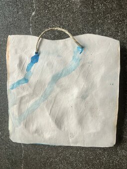 Keramická ozdoba ryby 12x12cm - 2