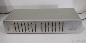 Equalizer strieborny 2x7 pasmovy TECHNICS SH-8025 vyr. JAPAN - 2