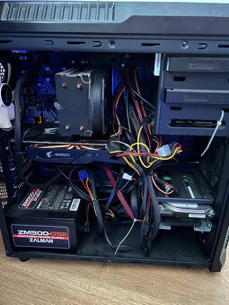 Starší herný počítač Ryzen 5 1600X/8GB/nový NVMe disk/W11pro - 2