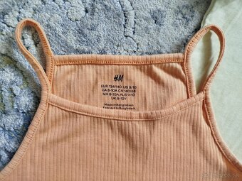 Tričká Crop Top H&M a Reserved - veľkosť 134/140 - 2