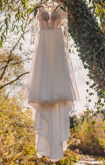 Svadobné šaty 36 light ivory - 2