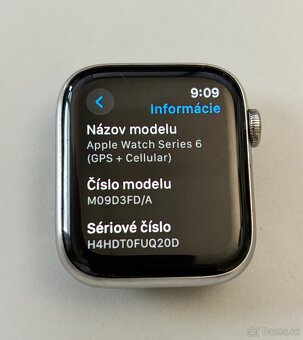 Apple Watch Series 6 (GPS + Cellular) Stainless Steel eSIM - 2