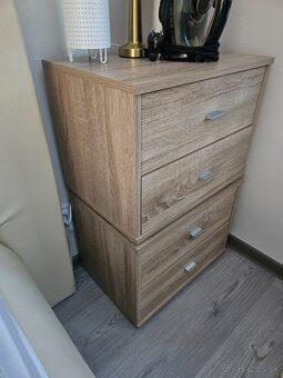 2 ks nočné stolíky výborný stav - 2