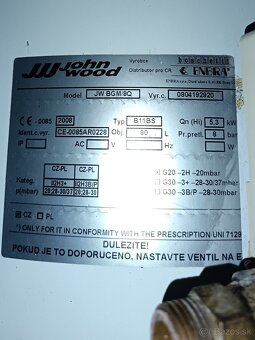 Plynový ohrievač vody - bojler - 2