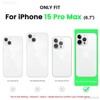 Puzdro kompatibilné s iPhone 15 Pro MAX 6,7" 2023, silikóno - 2