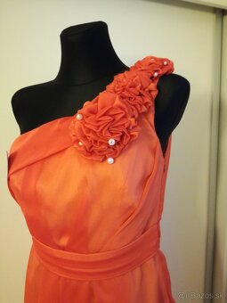 Oranžové šatičky, veľ. 40, nové - 2